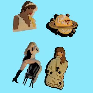 Taylor Swift Shoe Charm Swiftie Love You to Moon Saturn Singer Lot 4
